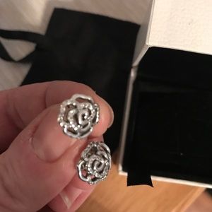 PANDORA Rose Cubic Zirconium earrings