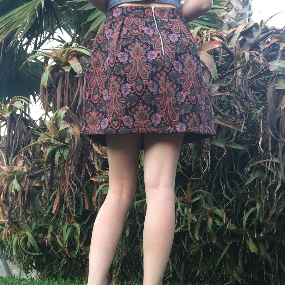 Fashion Union floral A-Line skirt. Lightly worn