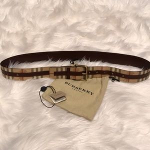 Authentic Burberry belt