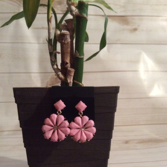 💢Last one 💢New pink flower earrings - Picture 2 of 5