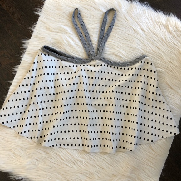 New ANTHROPOLOGIE Jemma Black Polka Dot Halter Top - Picture 5 of 8