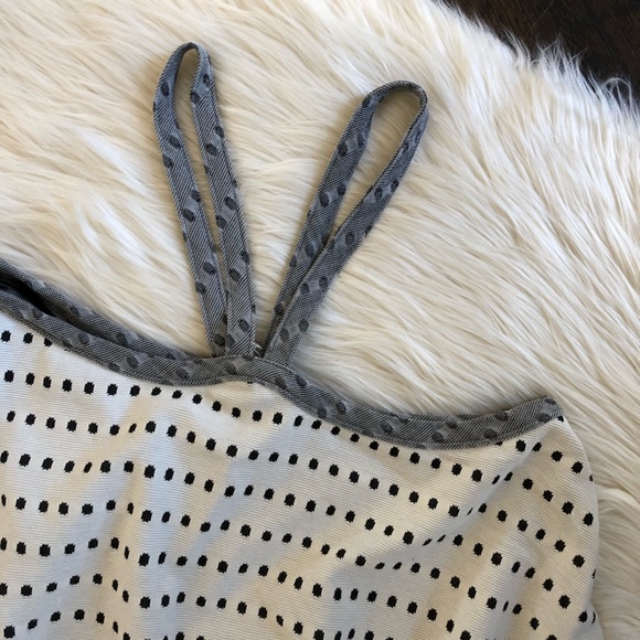 New ANTHROPOLOGIE Jemma Black Polka Dot Halter Top - Picture 6 of 8