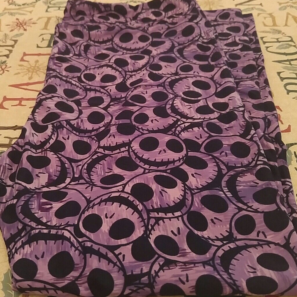 NWT. LuLaRoe Disney NBC TC2 leggings. Purple Jack!