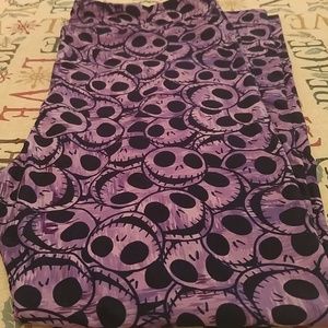 NWT. LuLaRoe Disney NBC TC2 leggings. Purple Jack!