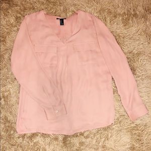 Forever 21 rose pink blouse