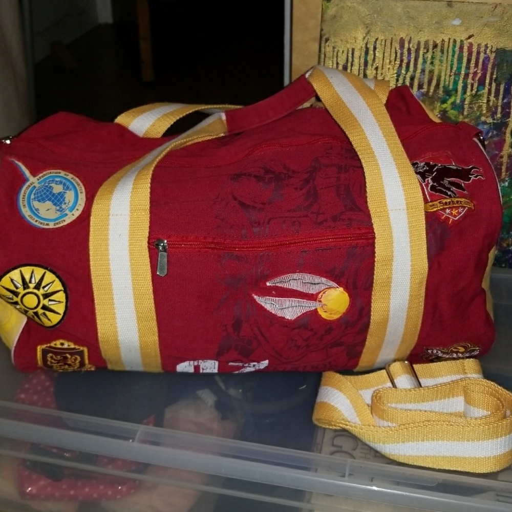 Harry Potter quidditch duffle bag