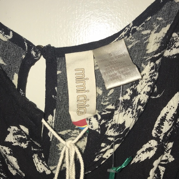 Black & white floral romper - Picture 3 of 5