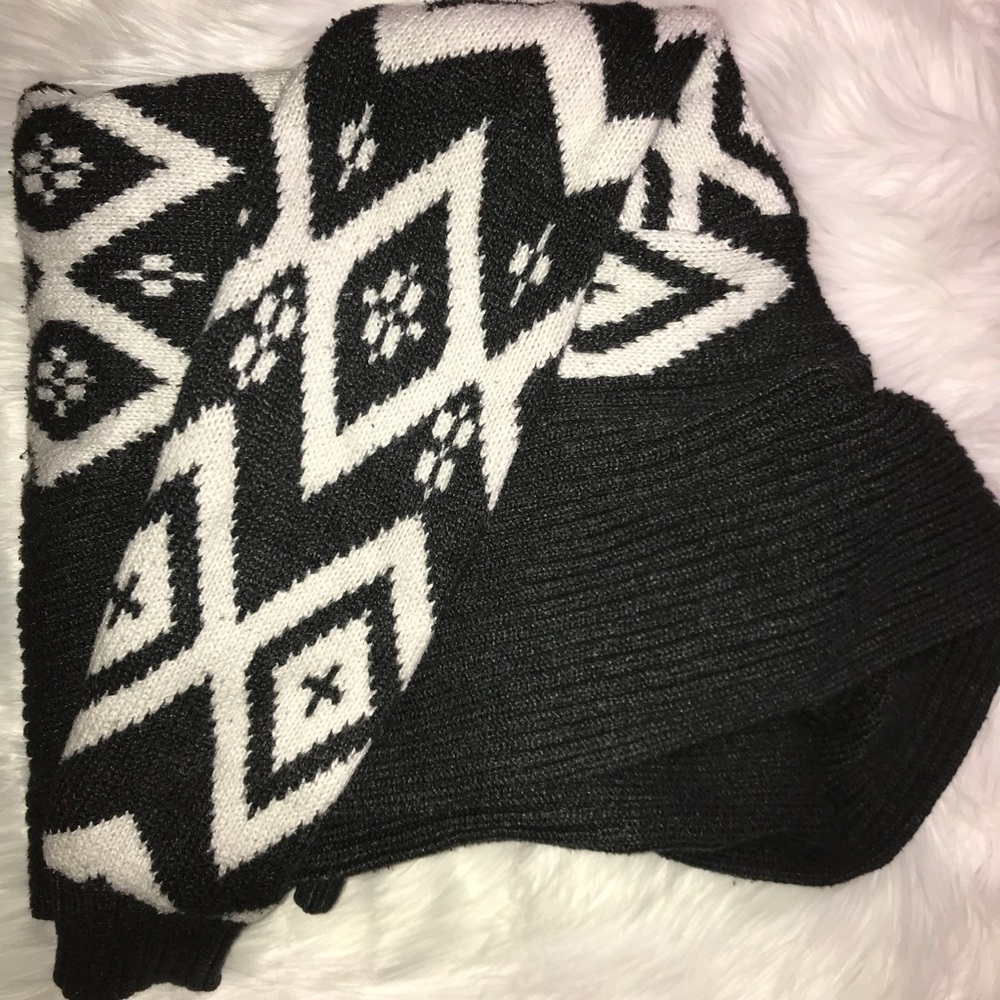 Aztec print cardigan