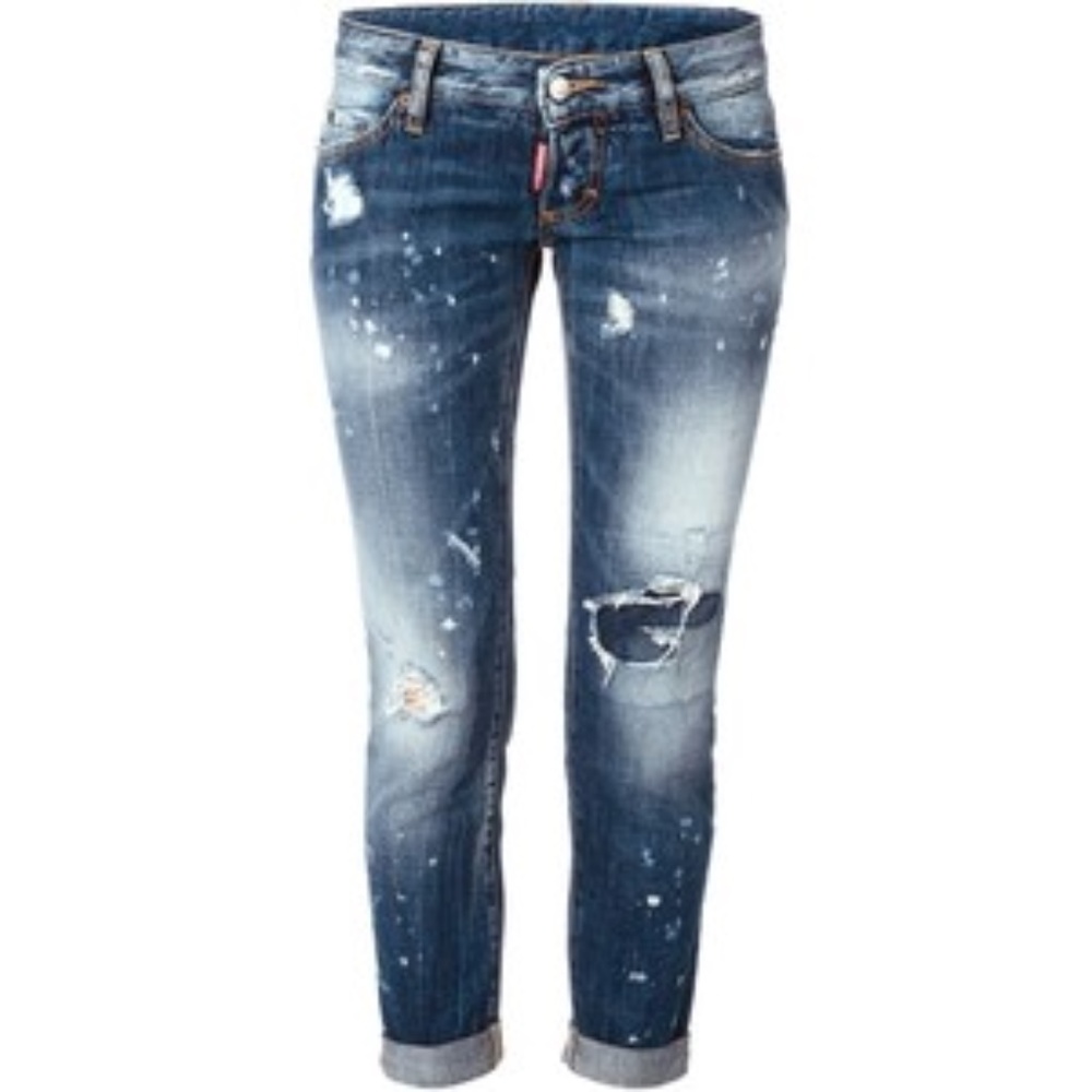 Dsquared 2 Snow wash pat jean 470 blue