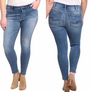 Silver brand plus size jeggings