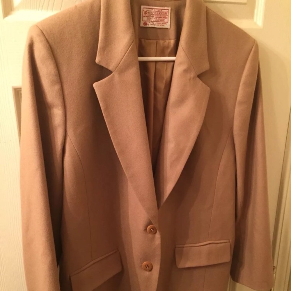 Womens PENDLETON 100% Virgin Wool BLAZER JACKET