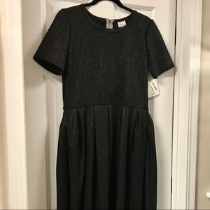 LuLaRoe Holiday Collection Black Amelia