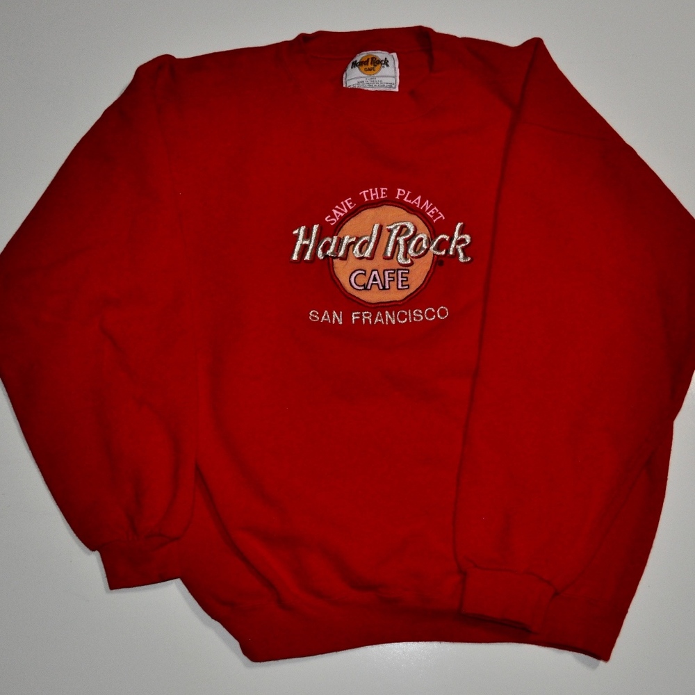 Classic S.F. Hard Rock Cafe Crewneck Sweatshirt