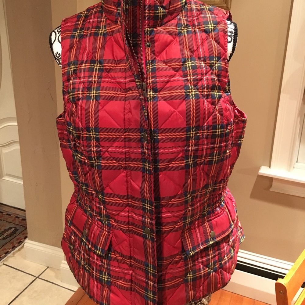 Plaid Vest