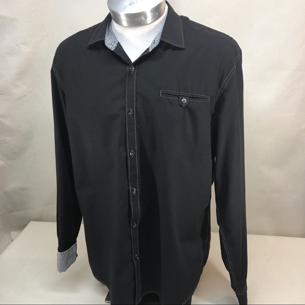 Men’s black Michael Brandon shirt