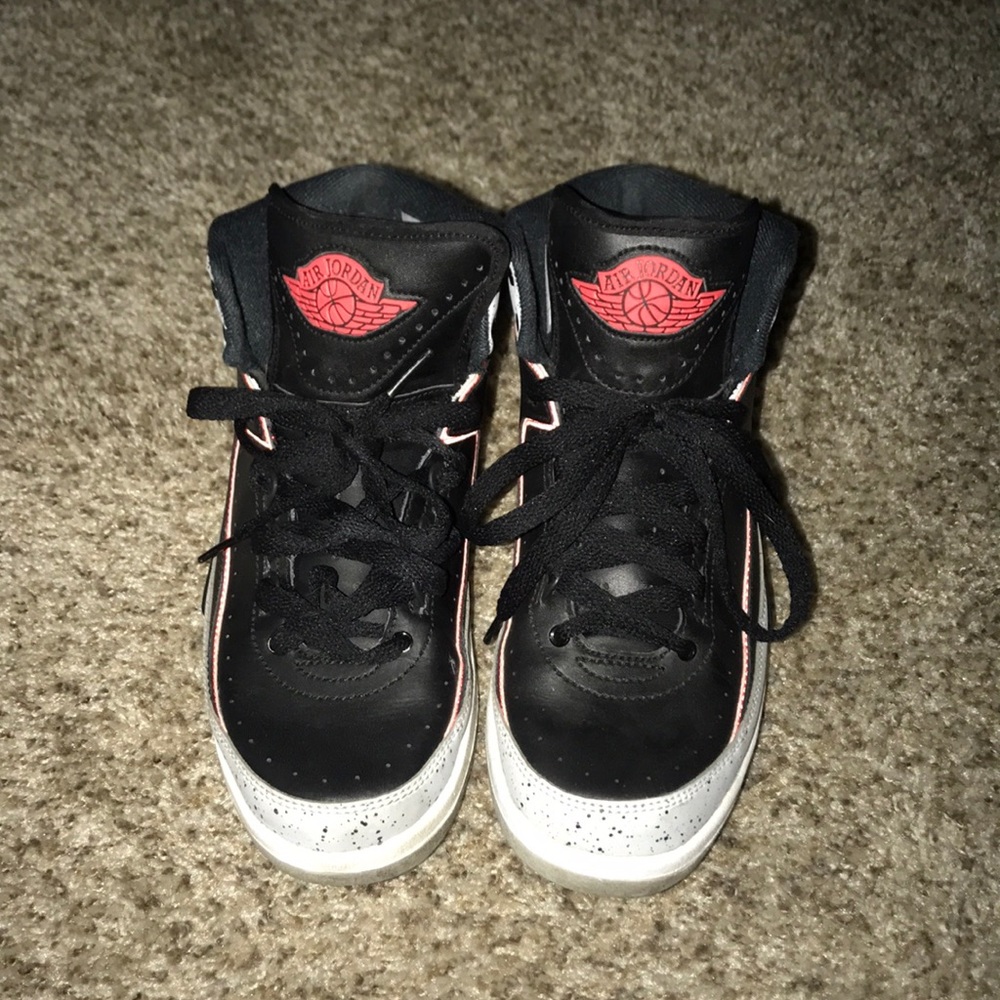 Red and grey Jordan’s
