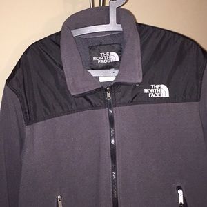 North Face black fleece zip-up