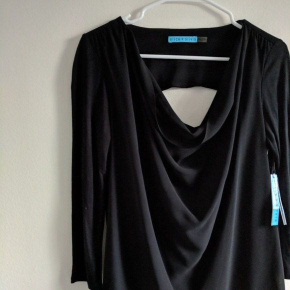 NEW Alice and Olivia Open Back Top - Picture 6 of 8