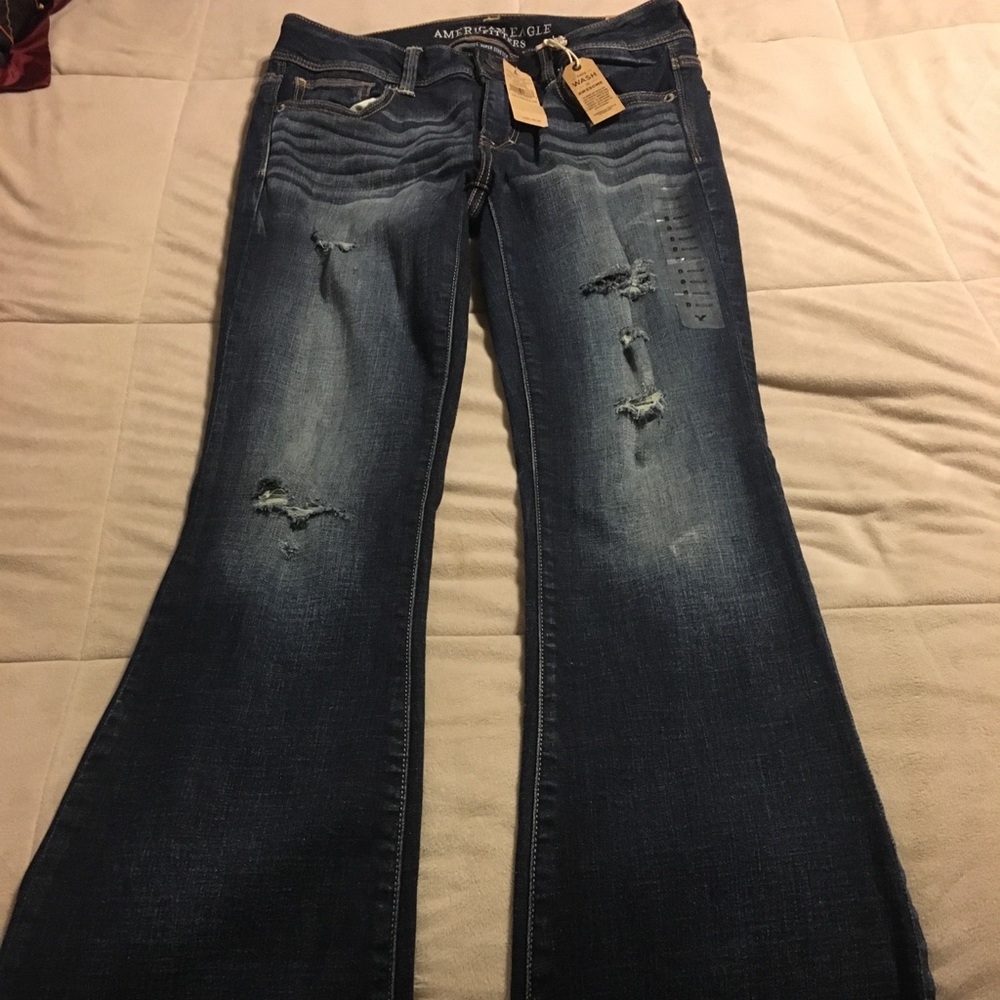 American Eagle super stretch kick boot