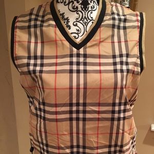 Burberry, Classic Plaid, Reversible Vest