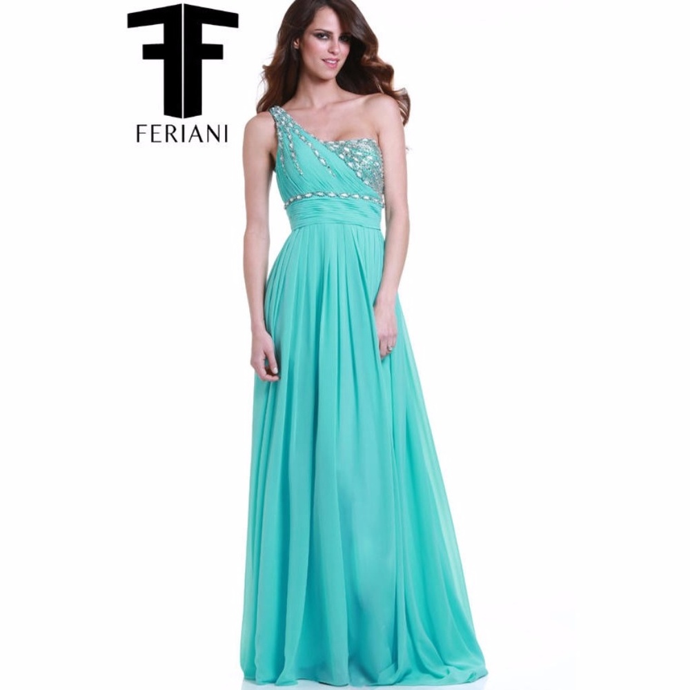 Picaresque Passion Asymmetrical Gown by Feriani
