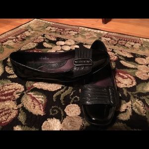 Born patent leather loafers