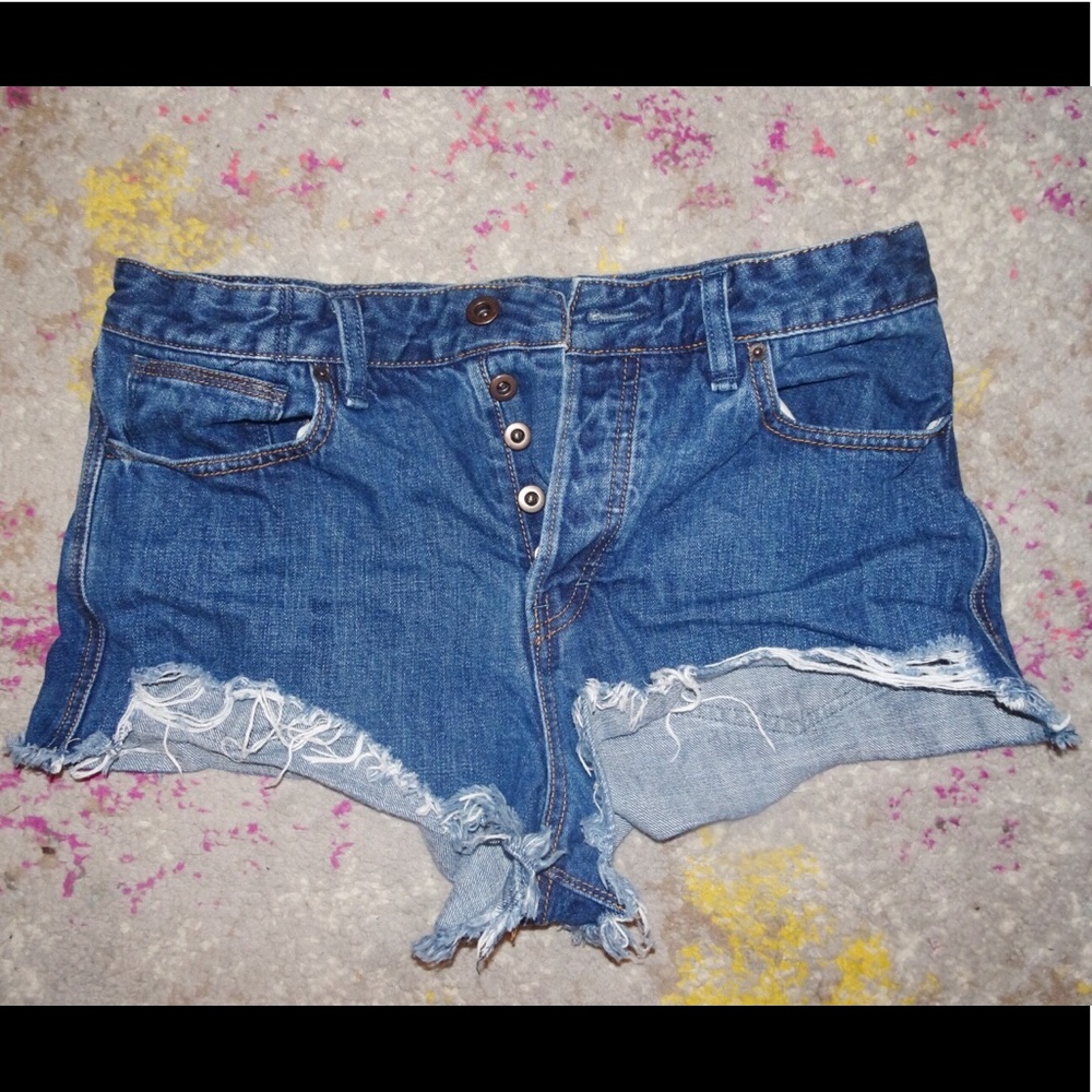 Free People Jean Shorts