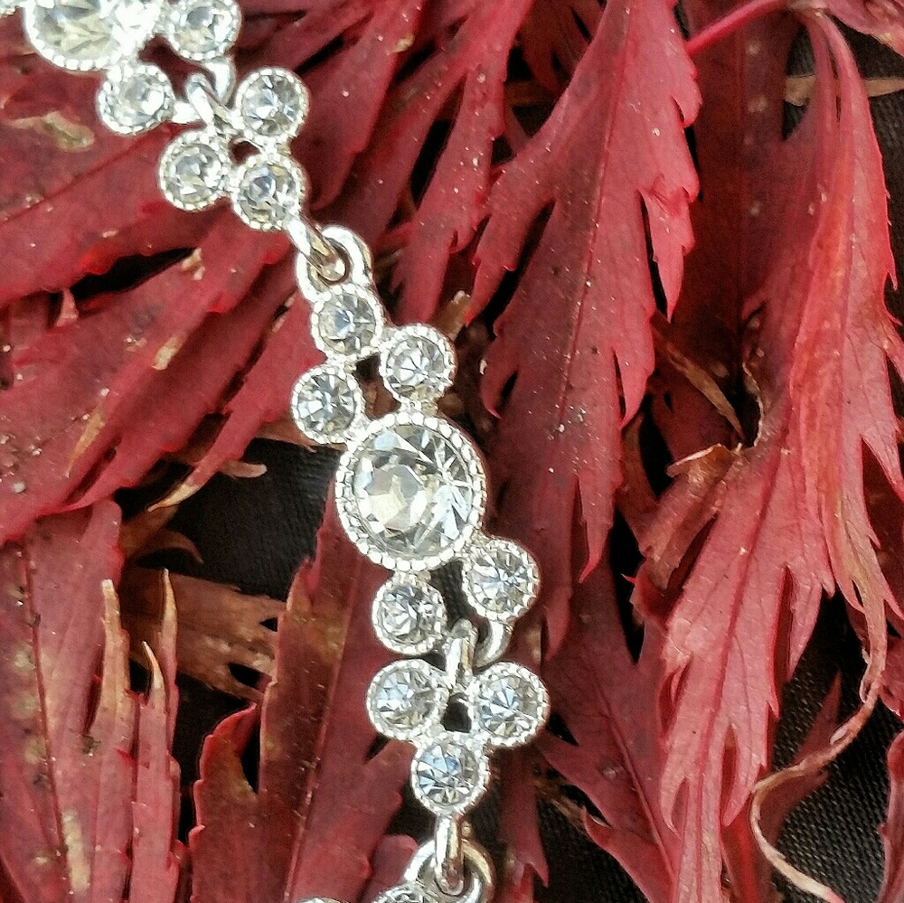 INC SPARKLING CRYSTAL & RHINESTONE BRACELET
