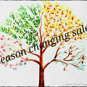 Season changing sale!!!