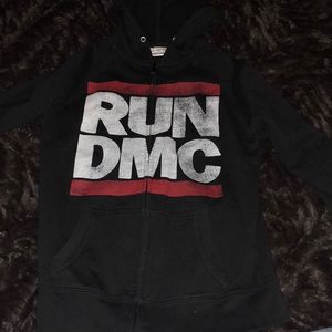 Run DMC zip up sweater