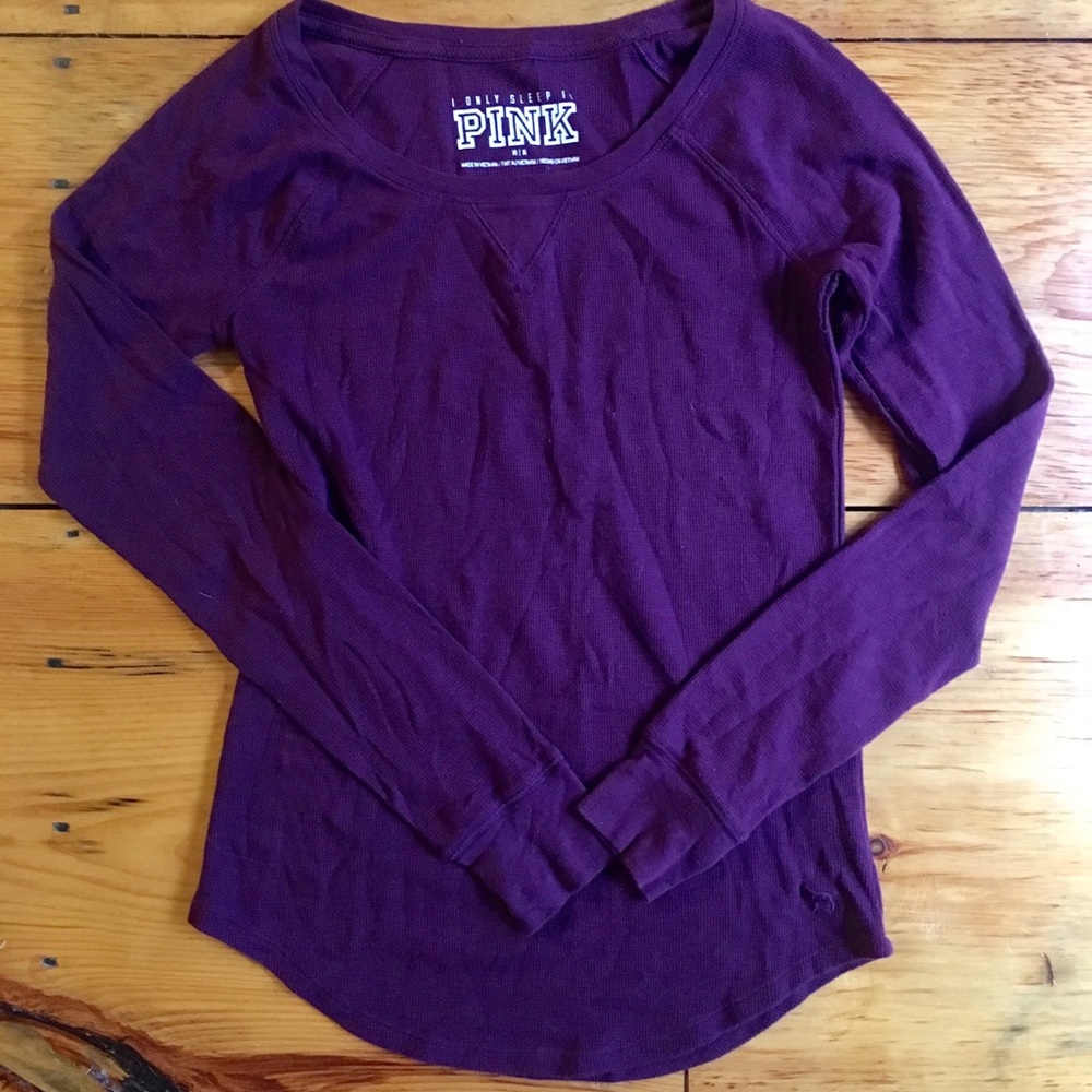 PINK long sleeve thermal top
