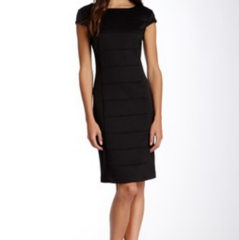 Sandra Darren cap sleeve workplace dress