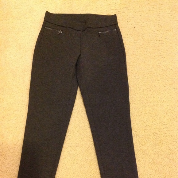 Ann Taylor Grey Leggings - Picture 1 of 3