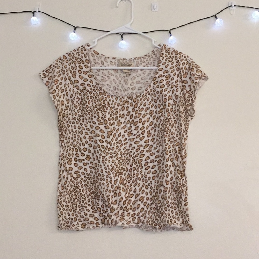 Cheetah Print Blouse