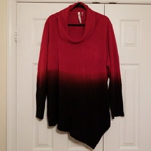 Women's two-toned sweater