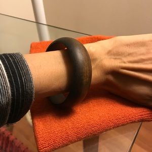 Wooden bracelet brown bangle