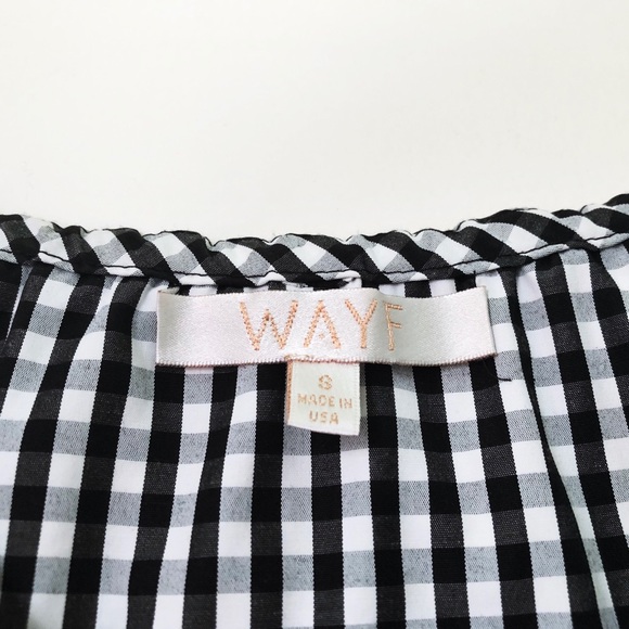 Off-the-shoulder gingham top - Picture 5 of 5