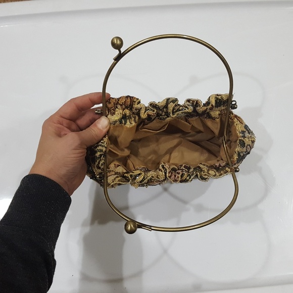 Floral beaded formal bag - Picture 3 of 5