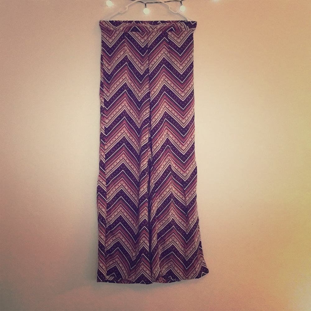 Charlotte Russe Bohemian Flowy Pants