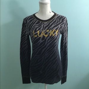 Long Sleeved Lucky Brand Tee