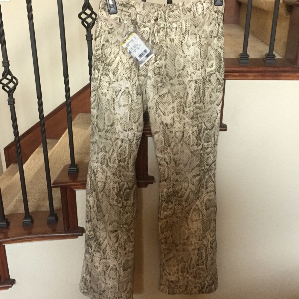 BOGNER Jillis Ratti Snake Ski Snowboard Pant 6 NWT