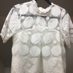 Lemmon lace top