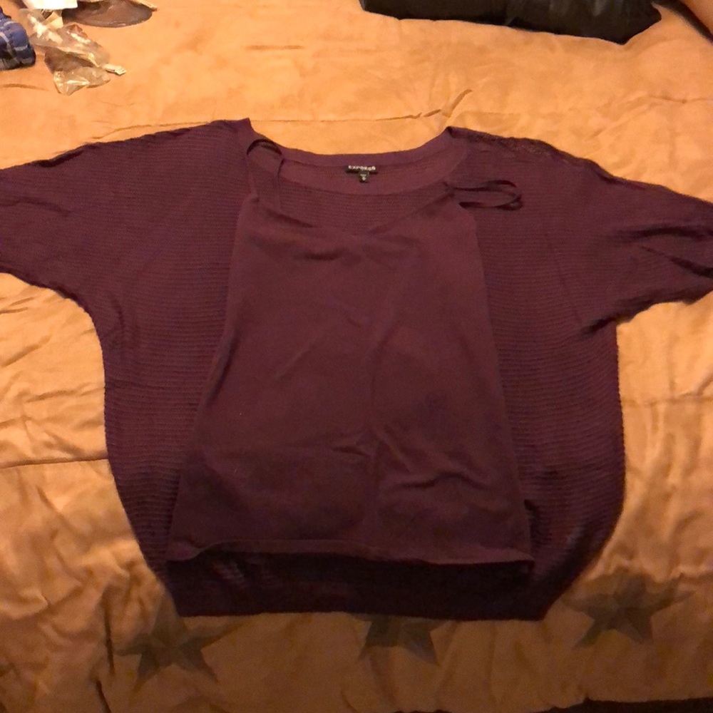 Women’s Express sz M like New top w matching tank