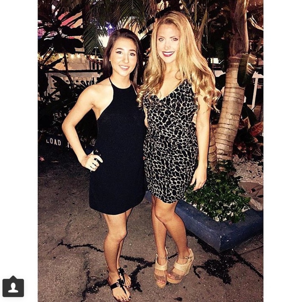 Leopard sparkly dress