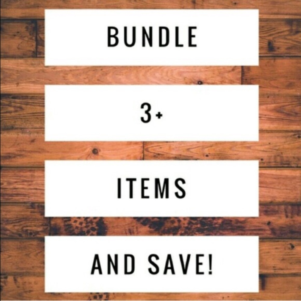 15% off when you purchase 3+ items!!!!!