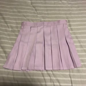 Lavender Pleated Tennis Skirt