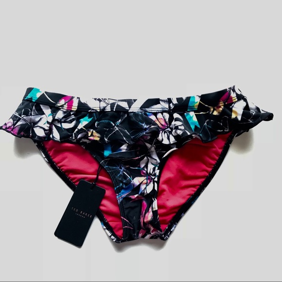 Ted Baker London Other - HP NWT Ted Baker Skirted Bikini Bottom w Bow Print