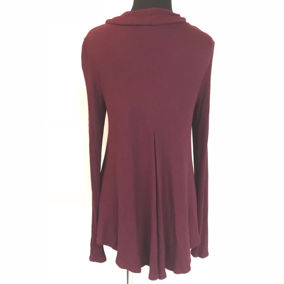 ANTHROPOLOGIE DELETTA MAROON TURTLENECK SIZE M - Picture 2 of 8