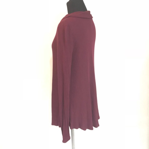 ANTHROPOLOGIE DELETTA MAROON TURTLENECK SIZE M - Picture 3 of 8