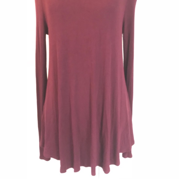 ANTHROPOLOGIE DELETTA MAROON TURTLENECK SIZE M - Picture 6 of 8